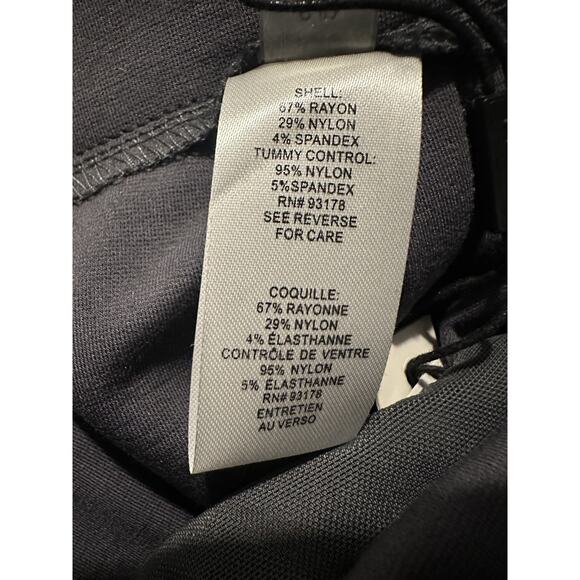 T Tahari Women’s Gray Tummy Control Pencil Skirt Size S Rayon Blend Pull On - Picture 8 of 9